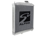 Skunk2 Alpha Series 88-91 Honda Civic/CRX Radiator (Half Size) (Dual)